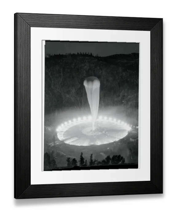 Framed Print : View of Large Balloon From Afar Framed Print : View of Large Balloon From Afar