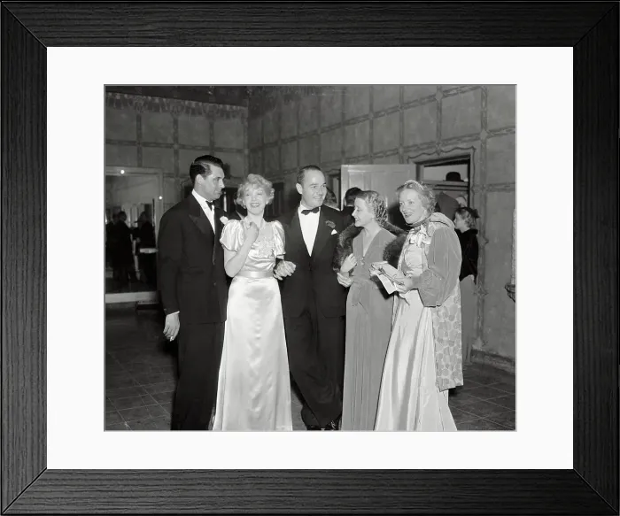 Framed Print : Cary Grant and Friends Backstage