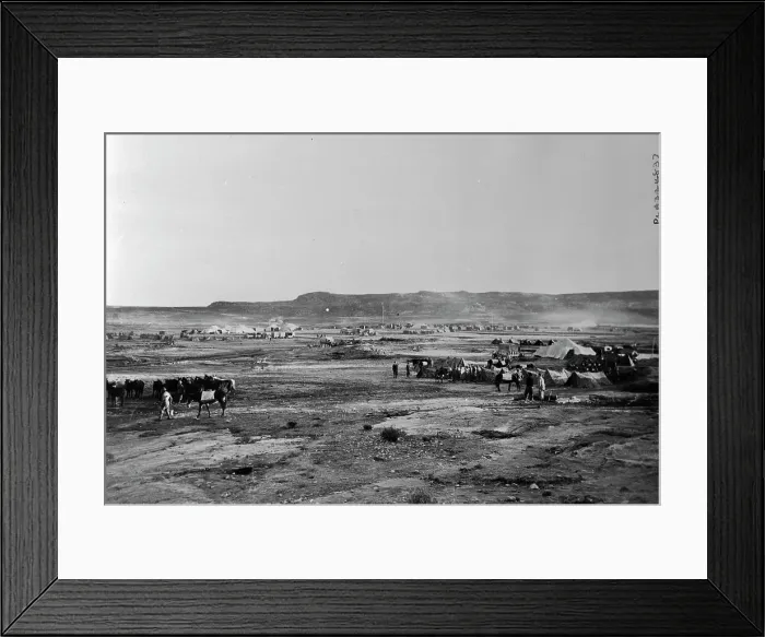 Framed Print : General View of Italian War Camp Framed Print : General View of Italian War Camp