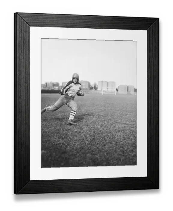 Framed Print : Columbia University Football Player / Acti Framed Print : Columbia University Football Player / Acti