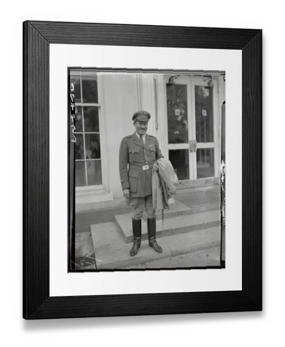 Framed Print : Portrait of Roscoe Turner in Uniform