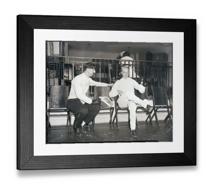 Framed Print : Colonel Henry S. Breckinridge and George Sautelli