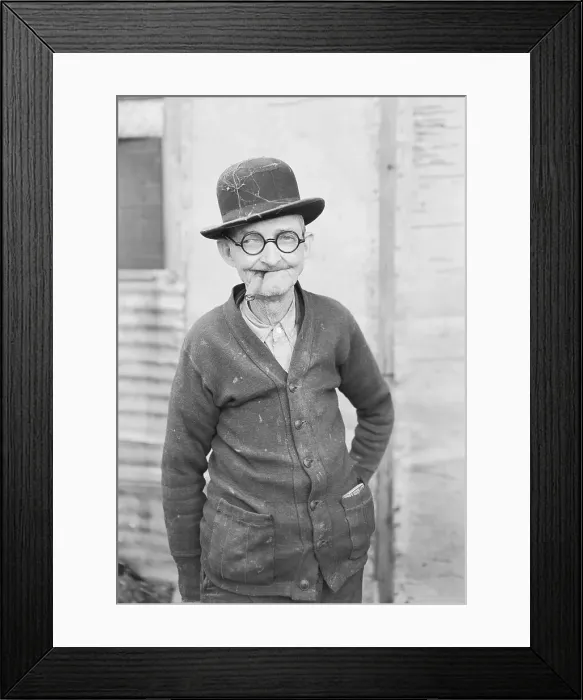 Framed Print : C. A. Morris Wearing Derby Framed Print : C. A. Morris Wearing Derby