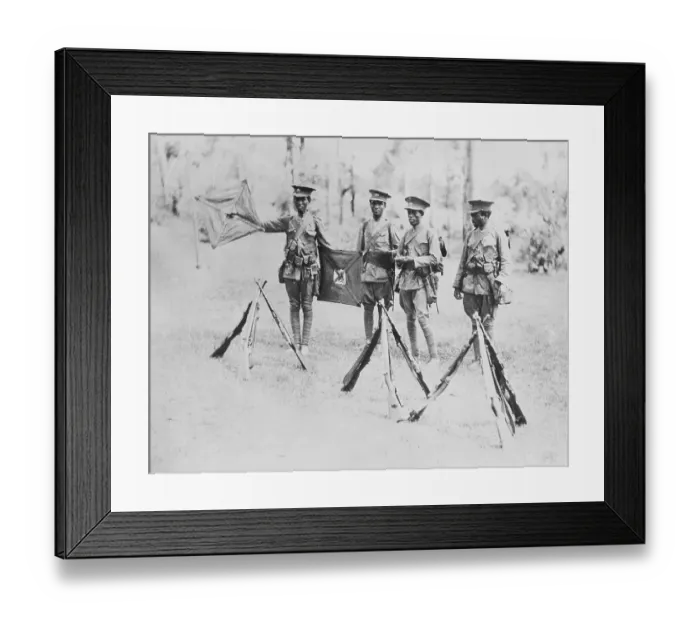 Framed Print : Ethiopian Soldiers Practicing with Their Weaponry at Outdoor Camp Framed Print : Ethiopian Soldiers Practicing with Their Weaponry at Outdoor Camp