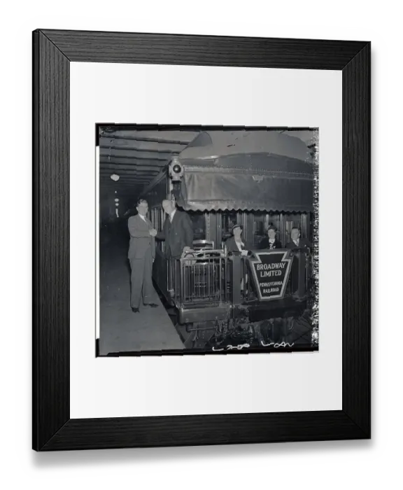 Framed Print : Broadway Limited Beginning its First Run Framed Print : Broadway Limited Beginning its First Run