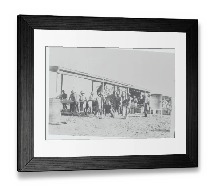 Framed Print : Soldiers Preparing Weaponry at Workshop Framed Print : Soldiers Preparing Weaponry at Workshop