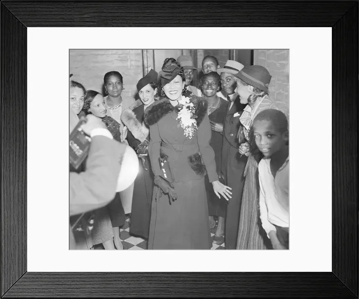 Framed Print : The New Mrs. Joe Louis Framed Print : The New Mrs. Joe Louis