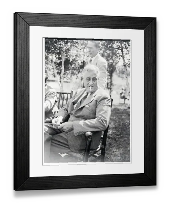 Framed Print : President Franklin D. Roosevelt Enjoying the Outdoors Framed Print : President Franklin D. Roosevelt Enjoying the Outdoors