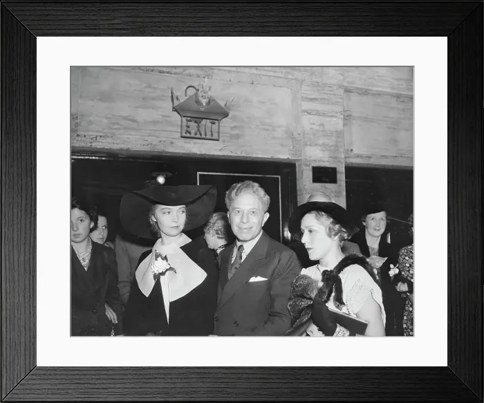 Framed Print : Lillian Gish, Sid Grauman, and Mary Pickford Framed Print : Lillian Gish, Sid Grauman, and Mary Pickford