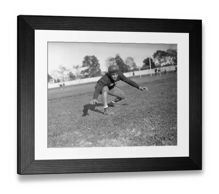 Framed Print : Guard on Fordham University Football Squad Vince Lombardi Framed Print : Guard on Fordham University Football Squad Vince Lombardi