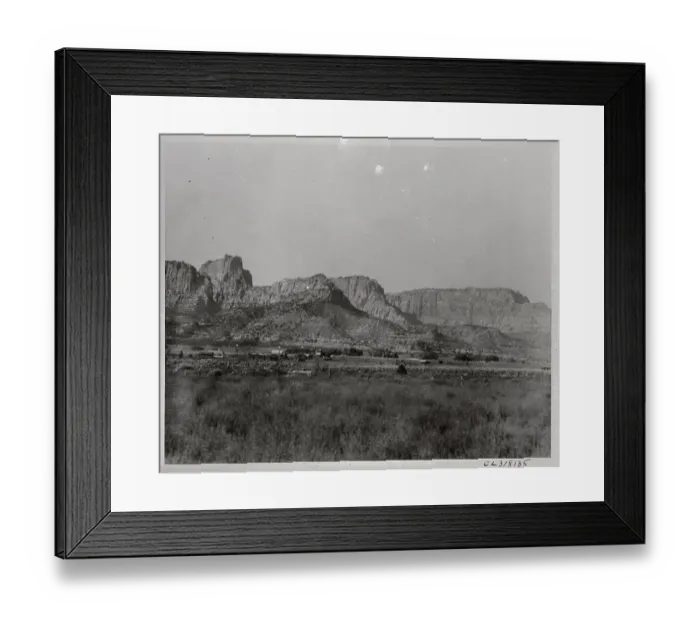 Framed Print : Small Mountain Range in Arizona