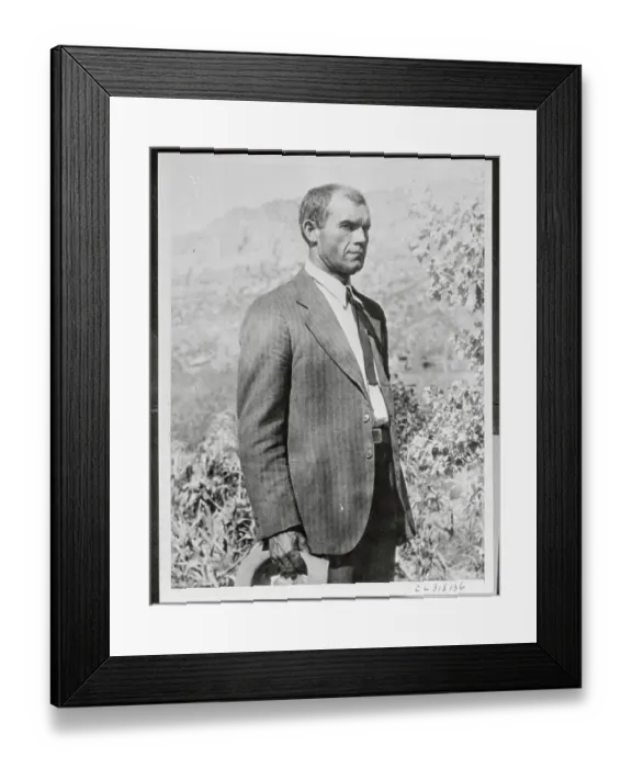 Framed Print : Infamous Polygamist Price W. Johnson Framed Print : Infamous Polygamist Price W. Johnson
