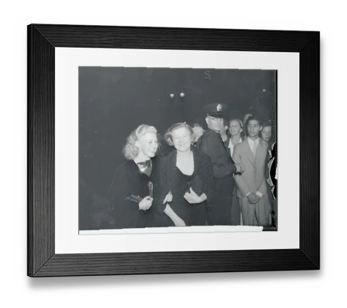 Framed Print : Ginger Rogers with Her Mother Lela Rogers Framed Print : Ginger Rogers with Her Mother Lela Rogers