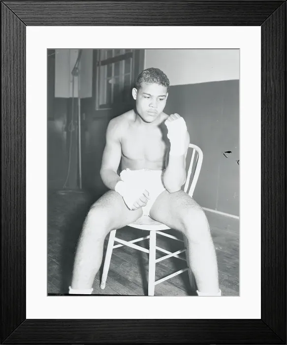 Framed Print : Portrait of Joe Louis Framed Print : Portrait of Joe Louis