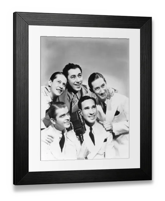 Framed Print : Louis Prima and His Famous Door Five Band Framed Print : Louis Prima and His Famous Door Five Band
