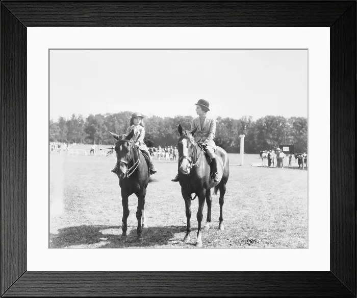 Framed Print : Jacqueline Bouvier with Her Mother Framed Print : Jacqueline Bouvier with Her Mother