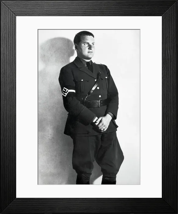 Framed Print : Portrait of Baldur Von Schirack Framed Print : Portrait of Baldur Von Schirack