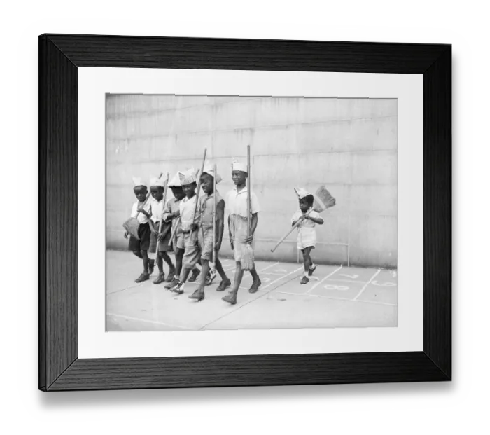 Framed Print : Harlem Boys Play Soldier Framed Print : Harlem Boys Play Soldier