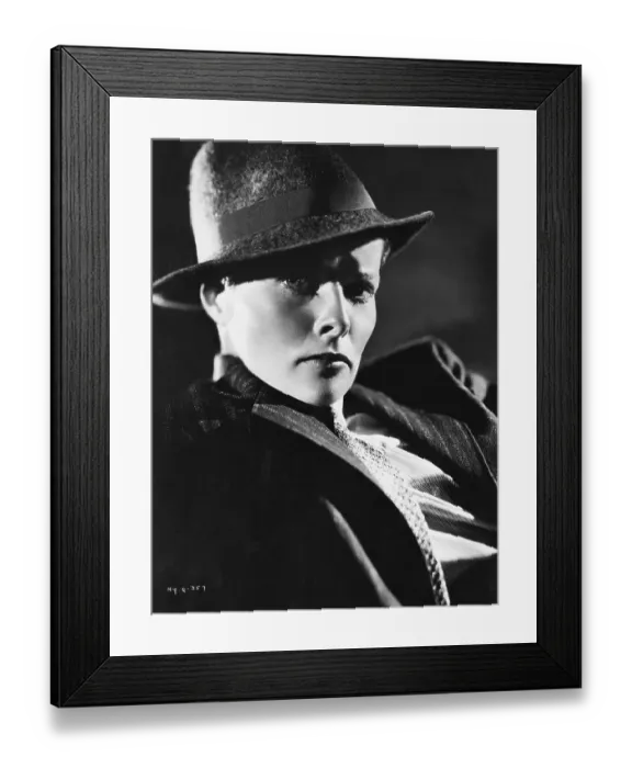 Framed Print : Katharine Hepburn Dressed As A Man Framed Print : Katharine Hepburn Dressed As A Man