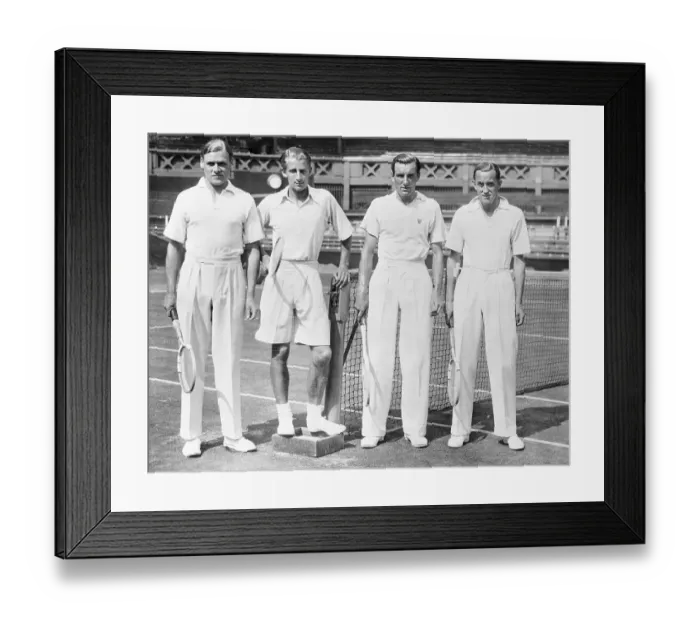 Framed Print : British Tennis Stars Framed Print : British Tennis Stars
