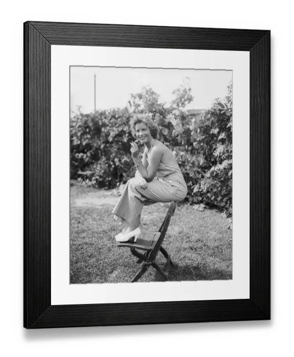 Framed Print : Edith Beale Modeling at East Hampton Fair Fashion Show Framed Print : Edith Beale Modeling at East Hampton Fair Fashion Show