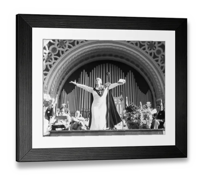 Framed Print : Portrait of Aimee Semple McPherson