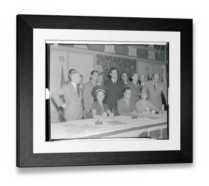 Framed Print : Charlie Chaplin Posing with Colleagues Framed Print : Charlie Chaplin Posing with Colleagues