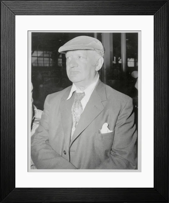 Framed Print : Portrait of Sir Jacob Epstein Wearing Tam Hat Framed Print : Portrait of Sir Jacob Epstein Wearing Tam Hat