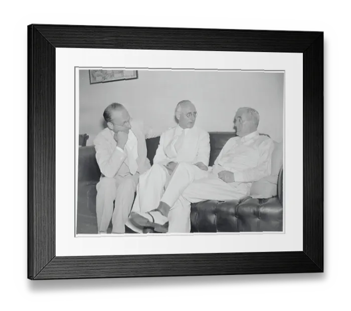 Framed Print : George Norris Conversing with Board Members Framed Print : George Norris Conversing with Board Members