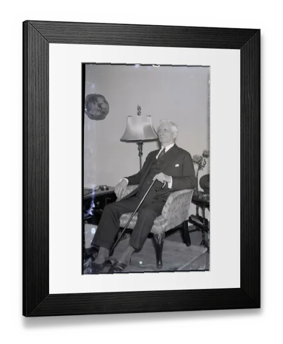 Framed Print : Thomas Gore Posing for Portrait Framed Print : Thomas Gore Posing for Portrait