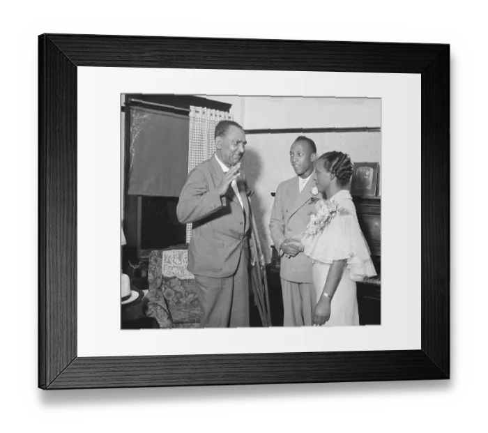 Framed Print : Ernest Hall Marries J.Owens To M.Solomon Framed Print : Ernest Hall Marries J.Owens To M.Solomon