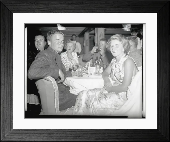 Framed Print : Kathleen Agnes Kennedy Cavendish and Friends Sitting at Table Framed Print : Kathleen Agnes Kennedy Cavendish and Friends Sitting at Table
