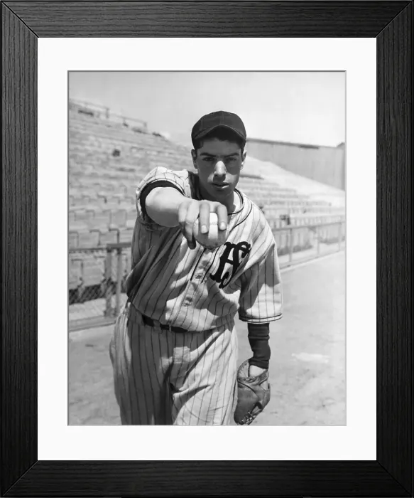 Framed Print : Young Joe DiMaggio
