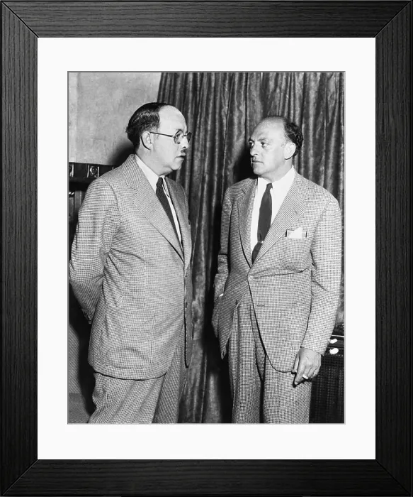 Framed Print : Portrait of Harry and Jack Cohn Framed Print : Portrait of Harry and Jack Cohn