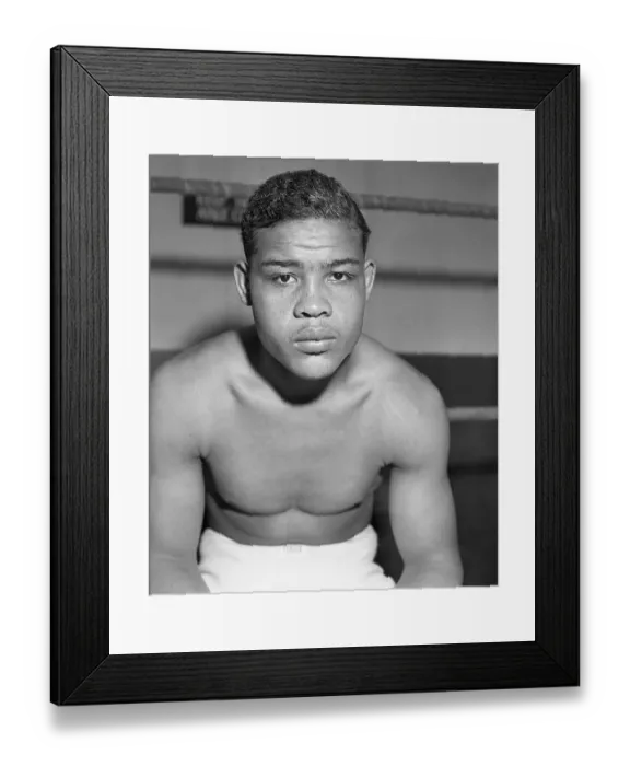 Framed Print : Portrait of Joe Louis