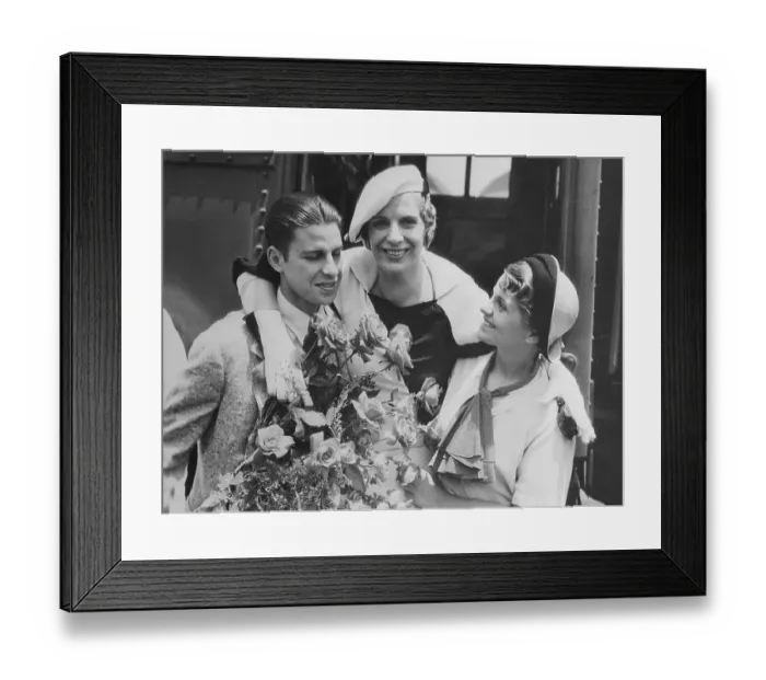Framed Print : Aimee Semple McPherson Posing with Children Framed Print : Aimee Semple McPherson Posing with Children