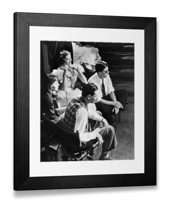 Framed Print : Portrait of Katharine Hepburn and Others Framed Print : Portrait of Katharine Hepburn and Others
