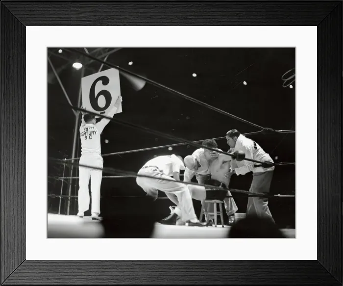 Framed Print : Max Schmeling Winning Boxing Matching Framed Print : Max Schmeling Winning Boxing Matching