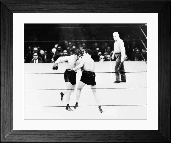 Framed Print : Jim Braddock Boxing Against Max Baer Framed Print : Jim Braddock Boxing Against Max Baer