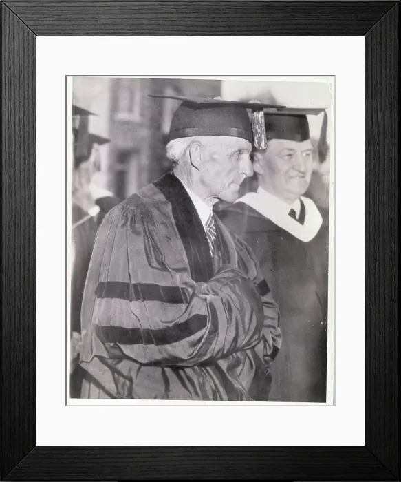 Framed Print : Henry Ford in Academic Gown Framed Print : Henry Ford in Academic Gown