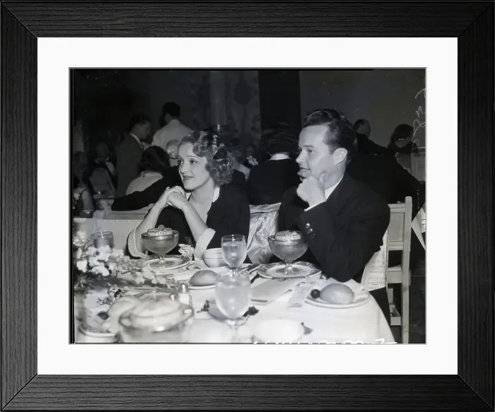 Framed Print : Dorothy Dare and Ted Dawson