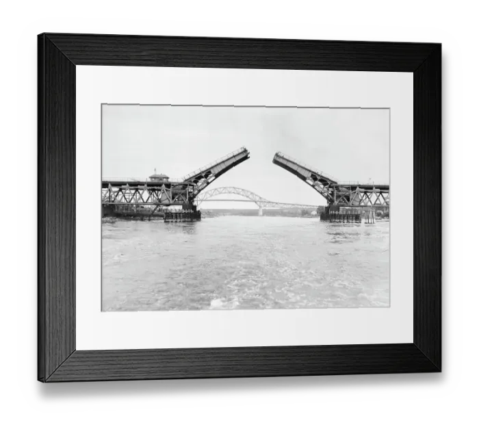 Framed Print : Old and New Cape Cod Canal Bridges Framed Print : Old and New Cape Cod Canal Bridges