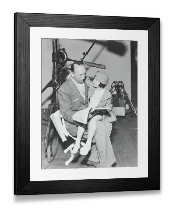 Framed Print : Sybil Jason Rehearsing with Michael Curtiz Framed Print : Sybil Jason Rehearsing with Michael Curtiz