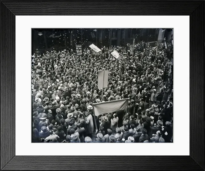 Framed Print : Garment Workers Demonstrating NRA Case Framed Print : Garment Workers Demonstrating NRA Case