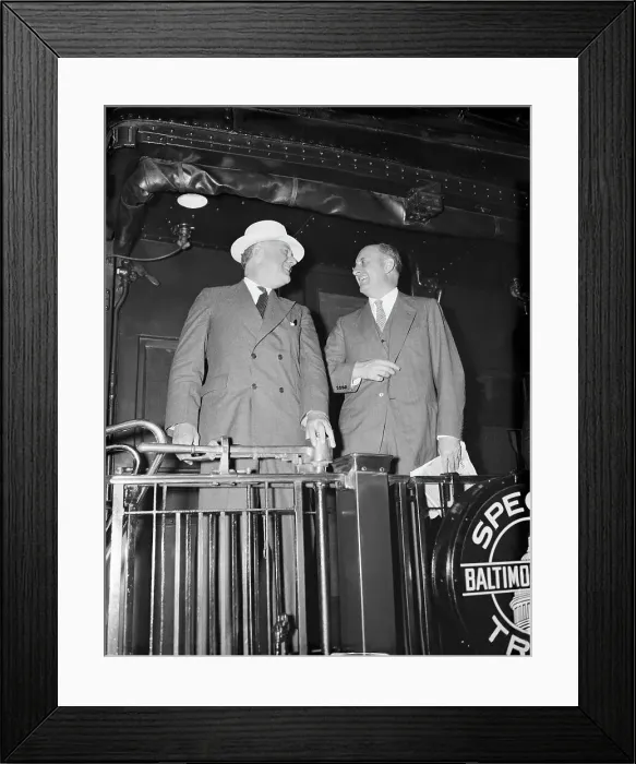 Framed Print : Franklin Roosevelt and Henry Morganthau Framed Print : Franklin Roosevelt and Henry Morganthau