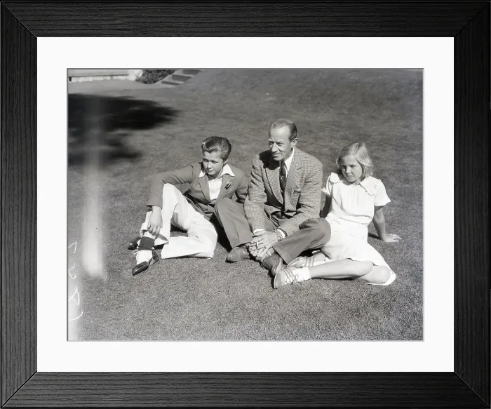 Framed Print : H. B. Warner and His Children