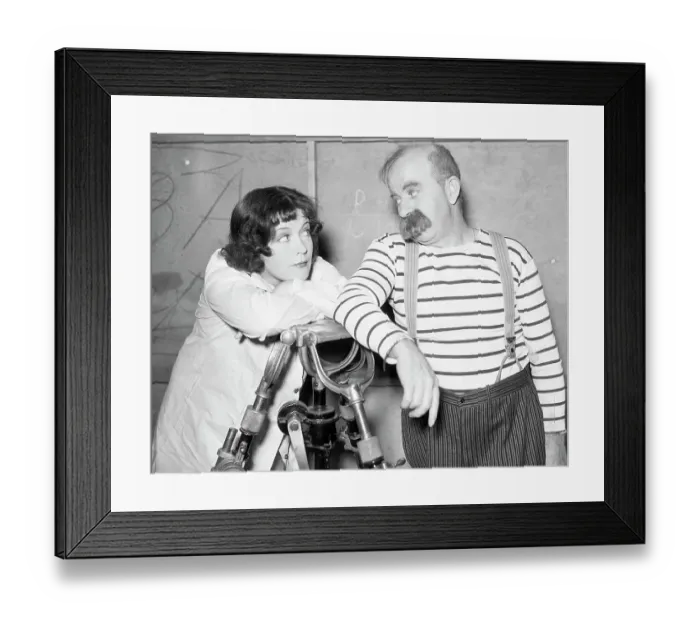 Framed Print : Chester Conklin and Marie Provost Framed Print : Chester Conklin and Marie Provost