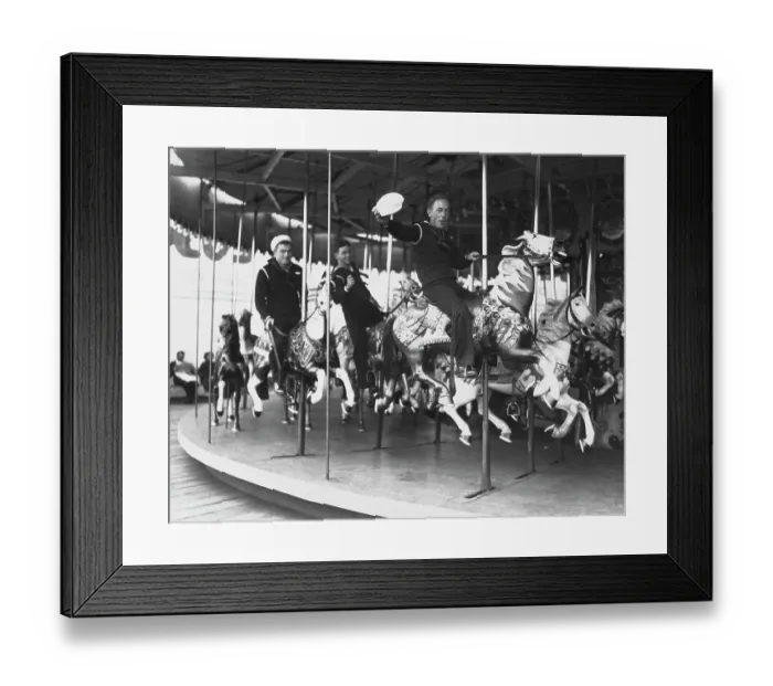Framed Print : Sailors at Coney Island Framed Print : Sailors at Coney Island