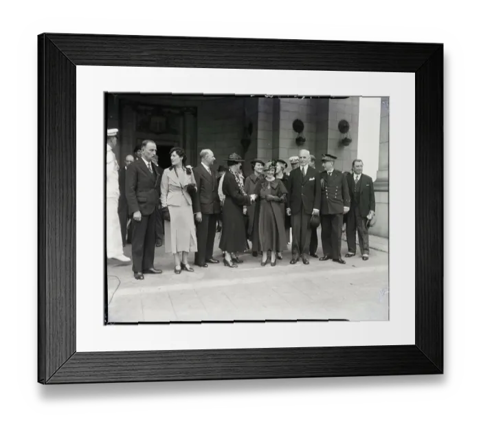 Framed Print : Albert Le Brun with Cordell and Rose Frances Hull Framed Print : Albert Le Brun with Cordell and Rose Frances Hull