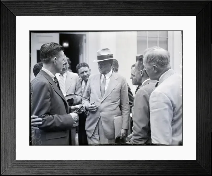 Framed Print : F.D. Roosevelt and Homer Cummings Framed Print : F.D. Roosevelt and Homer Cummings